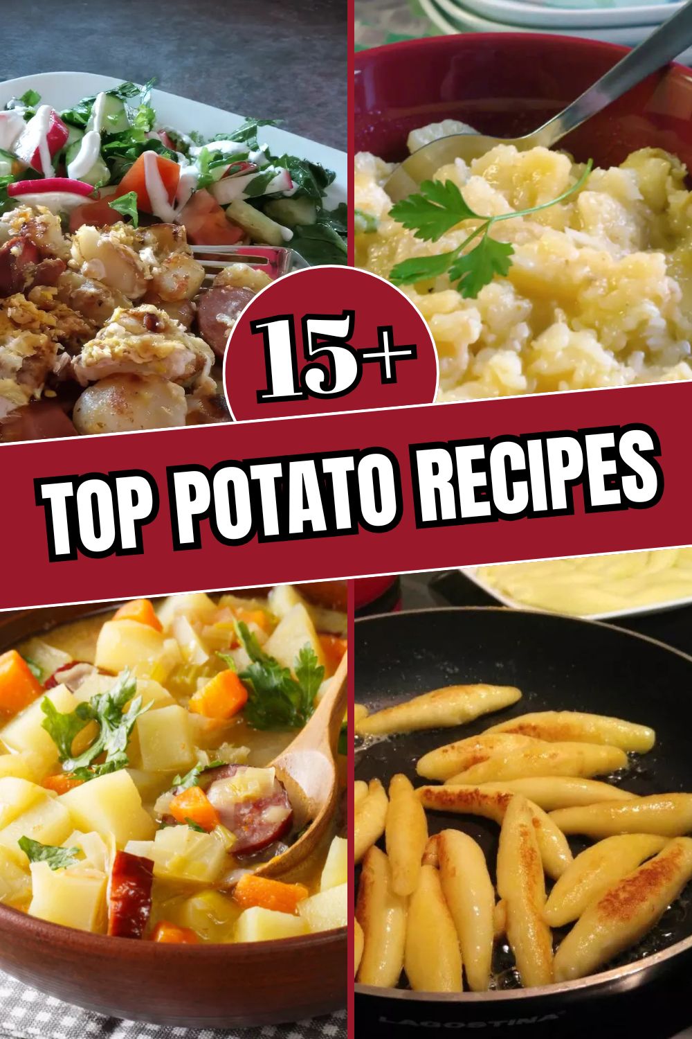 Top Potato Recipes PIN with banner