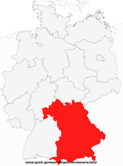 Map of Bavaria