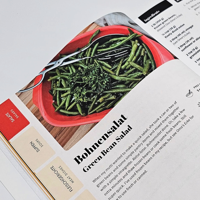 Choose from 17 traditional German salad recipes, including this green bean salad. Choose from 17 traditional German salad recipes, including this green bean salad.