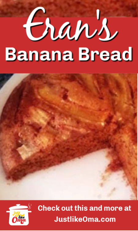 Eran's Best Banana Bread with a most unusual method. You really need to try this one!