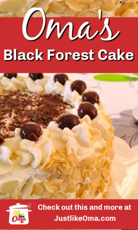 This traditional German Black Forest cake is so easy to make. Try making this creamy, delicious cake yourself. Great for birthdays!
