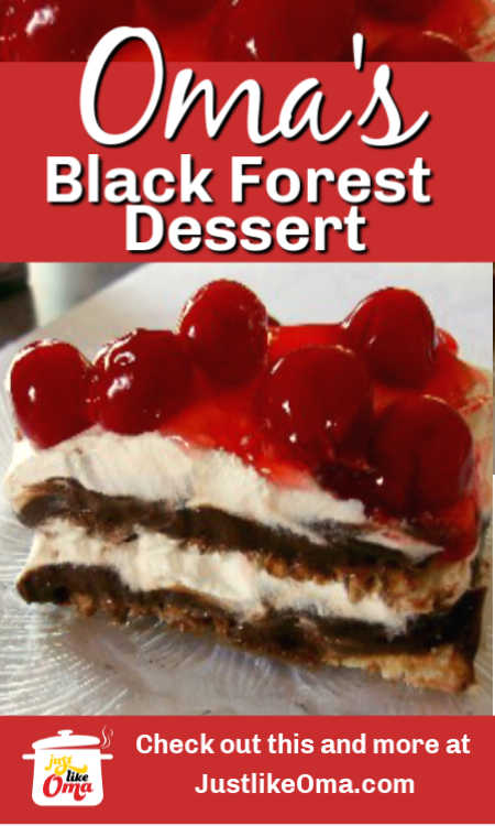 Make this easy dessert that tastes like Black Forest Cake, but so much easier to make.