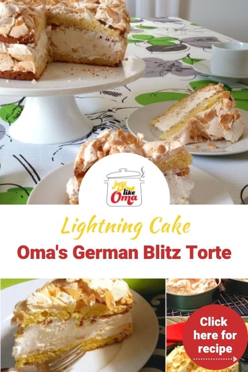 Oma's German Blitz Torte. Refreshing and delicious
