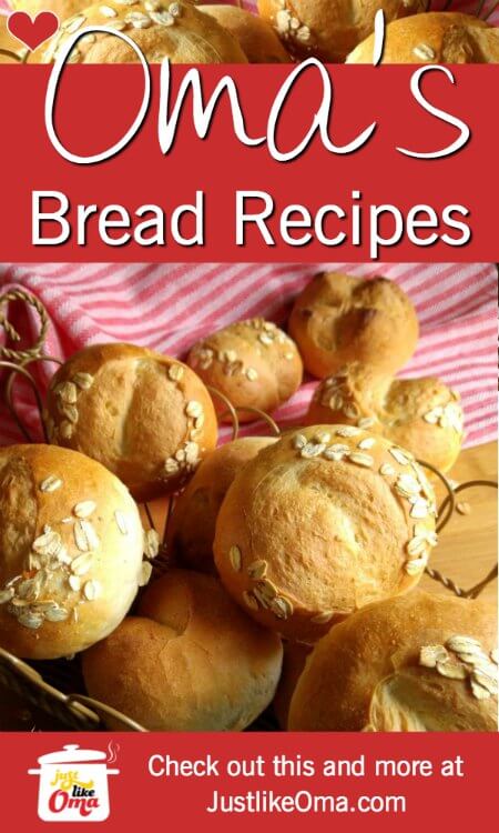 Oma's Brötchen bread rolls