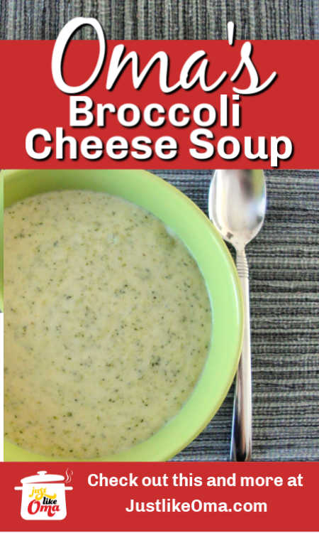 Make Andy's Broccoli Cheese Soup Recipe -- You'll love how simple this is and how wonderfully creamy as well.