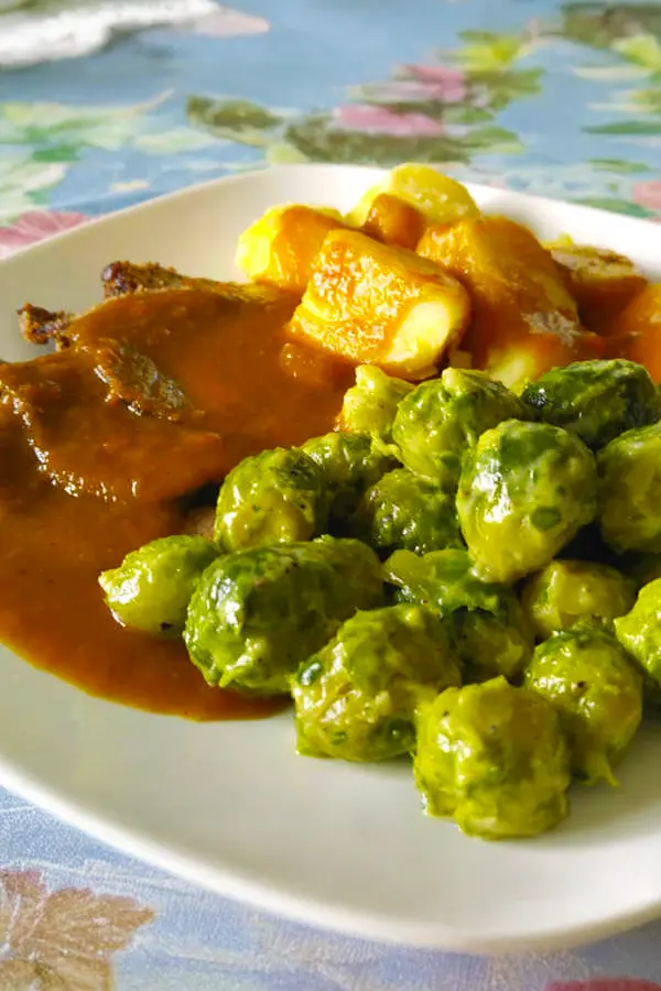 creamy brussels sprouts