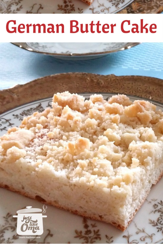 Butterkuchen - Butter Cake Recipe made Just like Oma