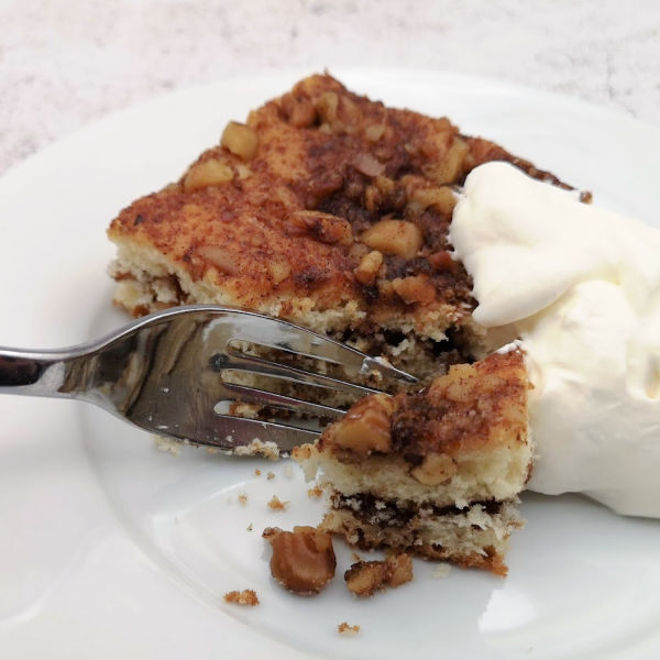 Traditional German Coffee Cake Recipe Omas ZimtKaffeekuchen Rezept.
