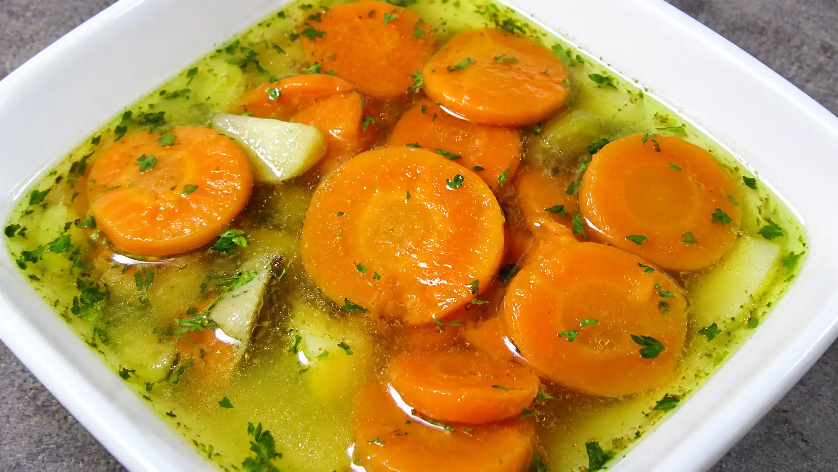 German Carrot Soup - so yummy, made just like Oma