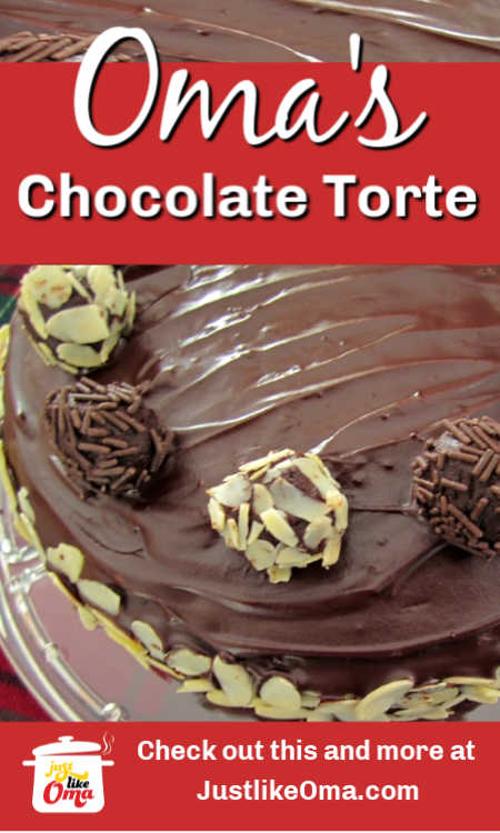 REAL German Chocolate Cake -- Schokoladentorte, made just like Oma