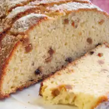 Christmas Stollen (no yeast) (Quarkstollen)