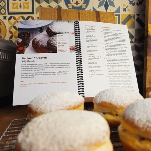 Christmas Treats Cookbook Spiral Open Recipe