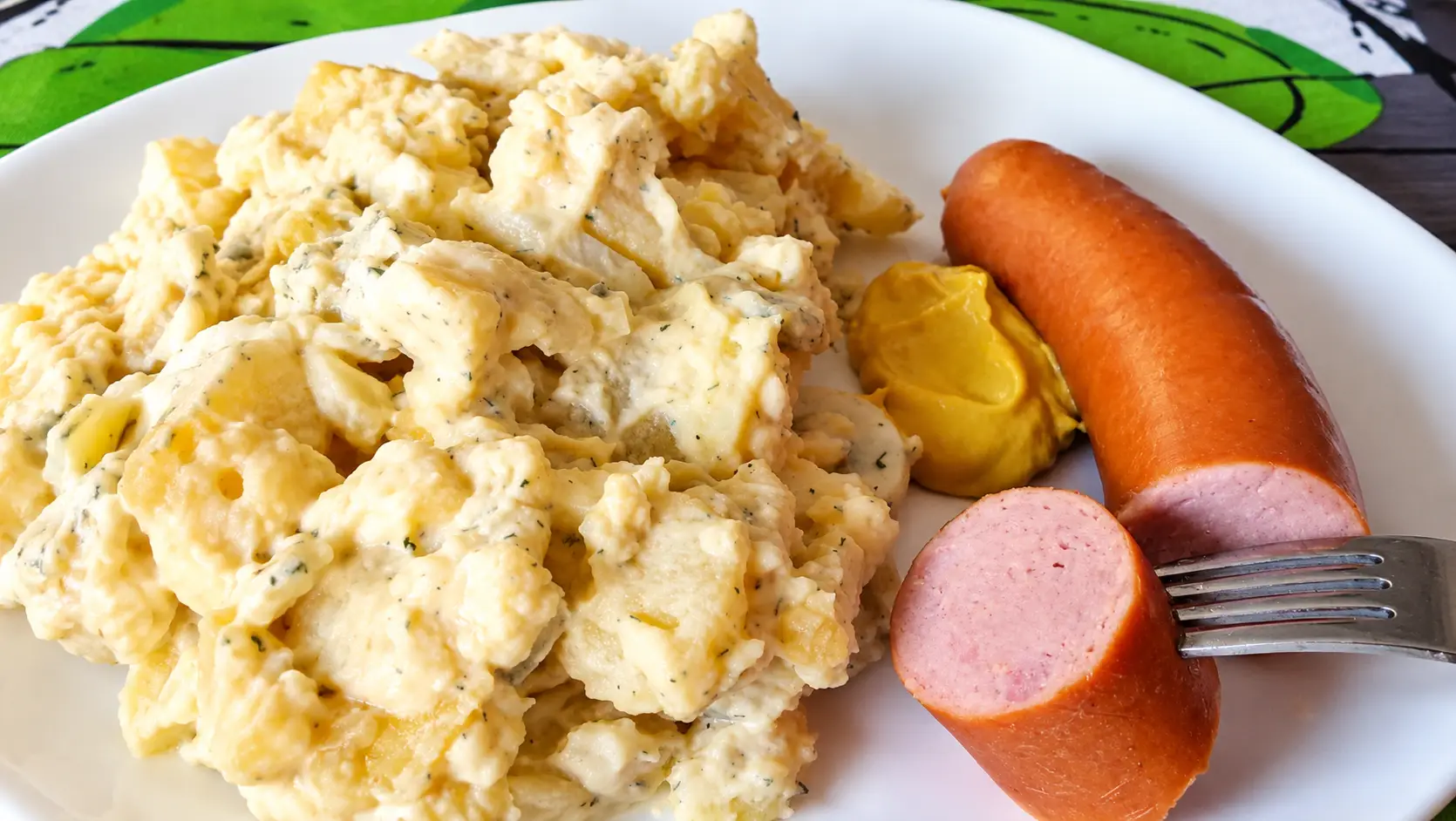Oma's best German potato salad recipe with dill is traditional in northern Germany.