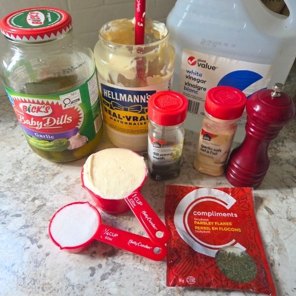 Pickle coleslaw ingredients