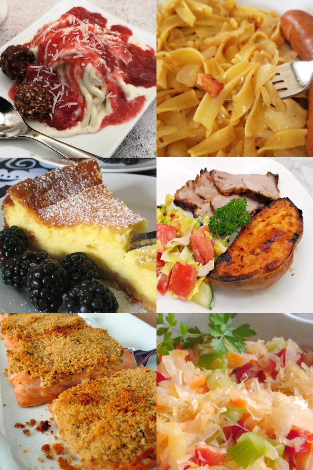 Collage of Summer Recipes