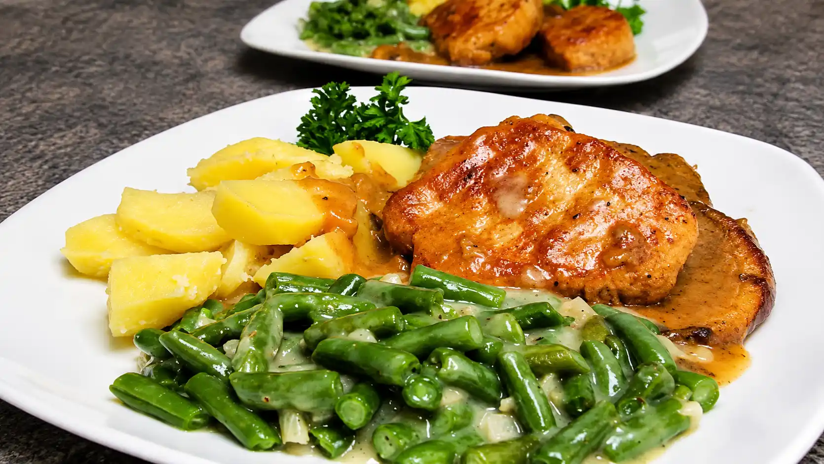 Cooking green beans, German-style, makes a wonderful side dish for almost any meal.