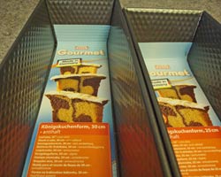 This recipe is so traditional, there is even a special baking pan sold for it.