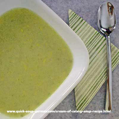 Celery Soup, Cream of - nice light soup