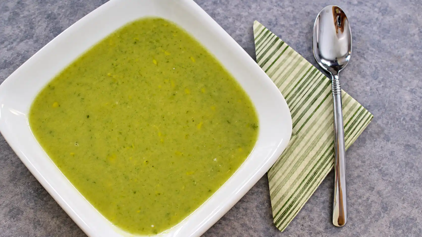 Oma's celery soup is a wonderful hearty meal