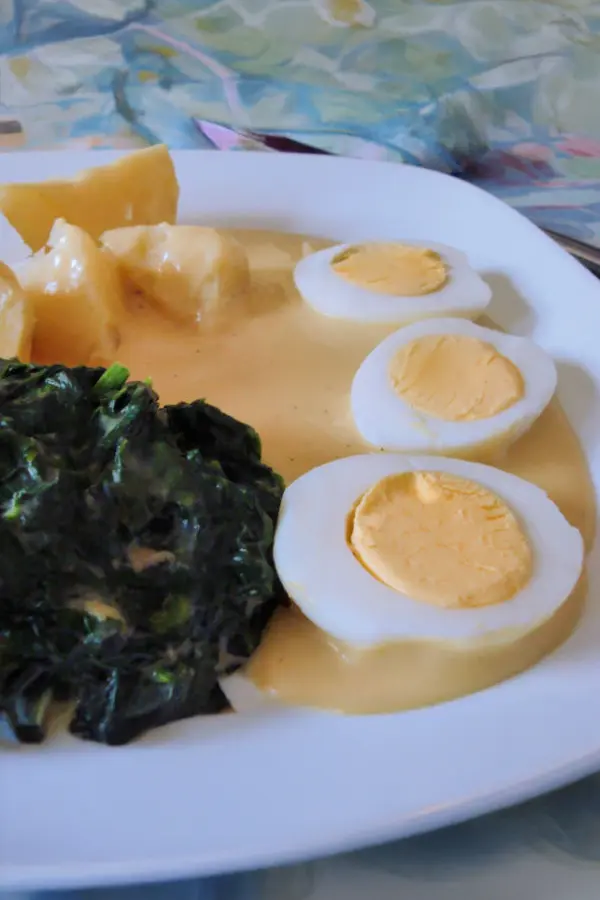 Creamed spinach recipe