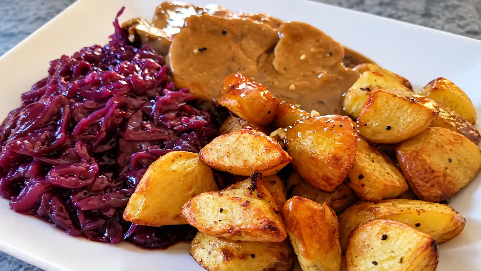 Pan-fried crispy potatoes, just like Oma used to make. Try these; they're a hit!