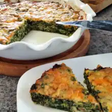 Crustless Spinach Quiche (Spinatquiche)