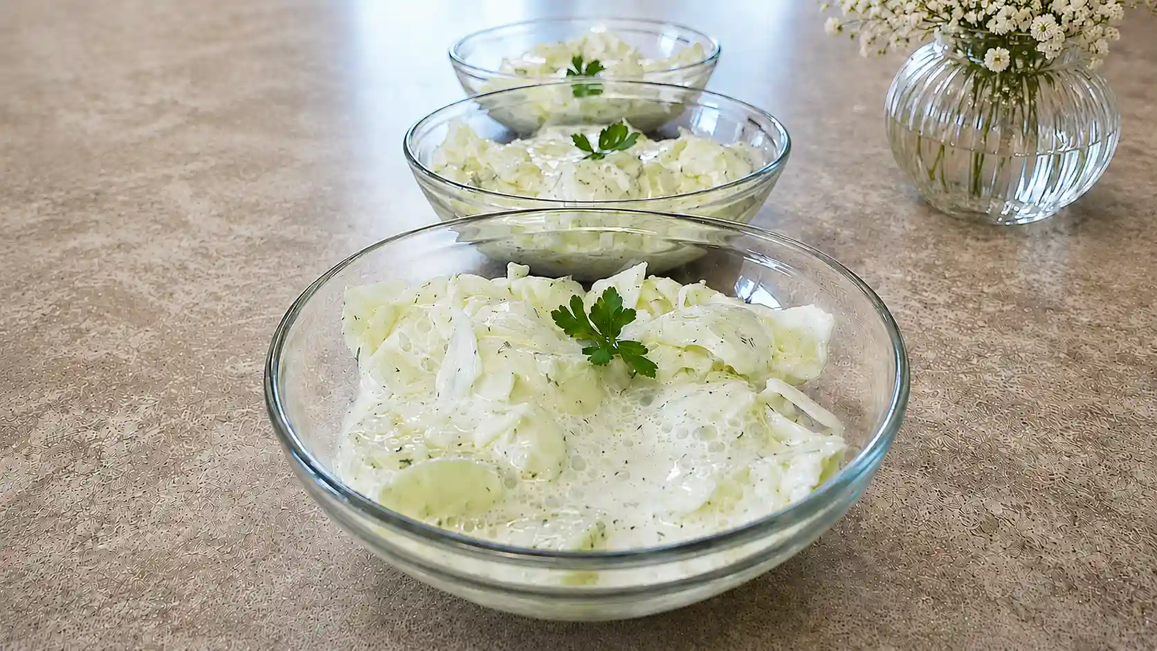 German Cucumber Salad: It's a perfect side dish for any meal.