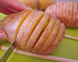 Hasselback Potatoes - Swedish treat (regular or sweet)