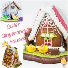 Easter Gingerbread House