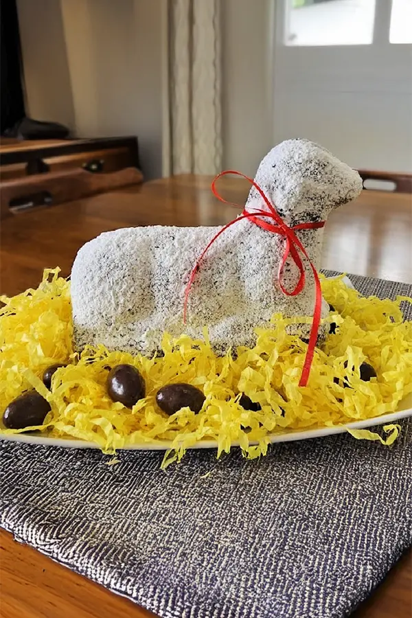 Easter Chocolate Lamb Cake