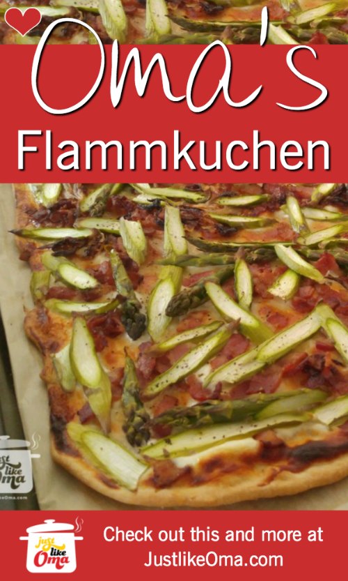 Oma's Tarte Flambèe ~ Flammkuchen ... a type of German pizza.