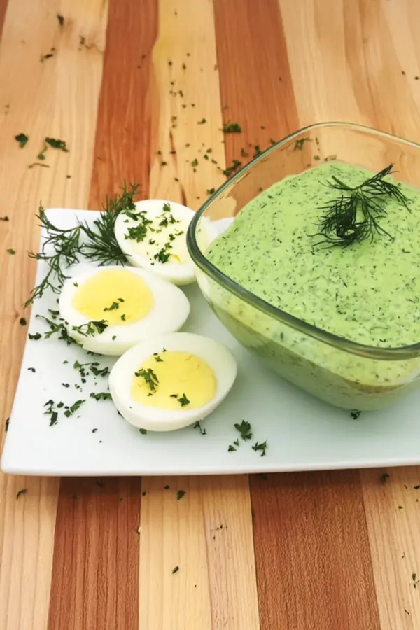 Green dipping sauce