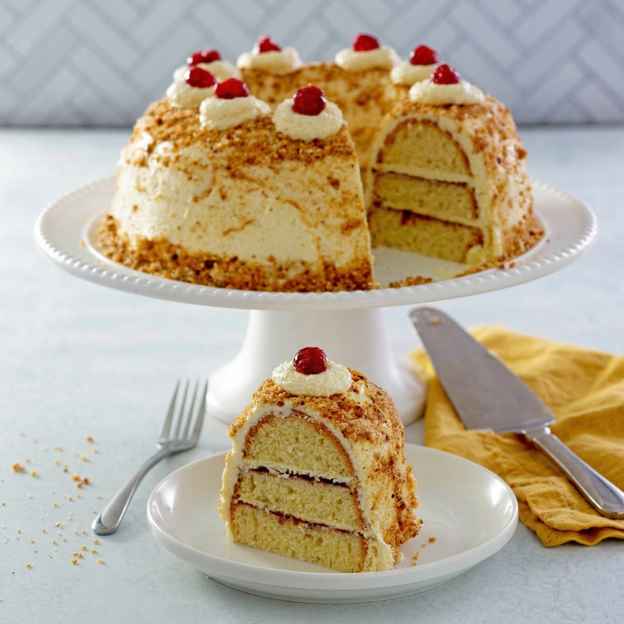 frankfurter kranz or crown/wreath cake