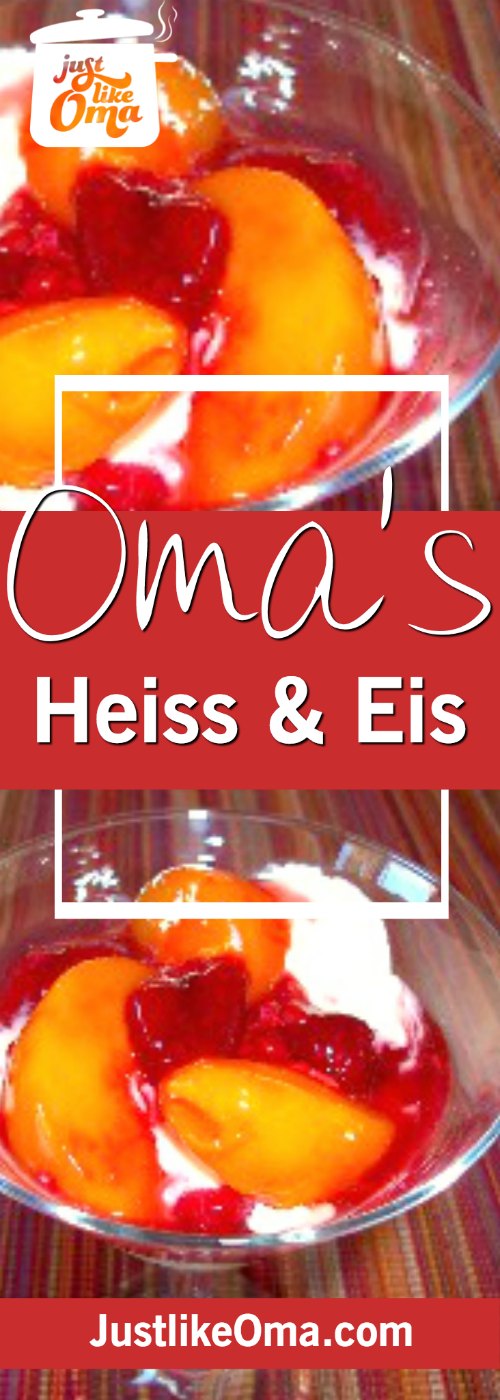 Frozen Fruit Dessert (Heiss und Eis) Just like Oma