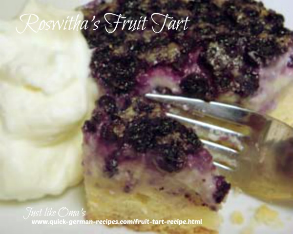 Fruit tart - sent in by one of our readers