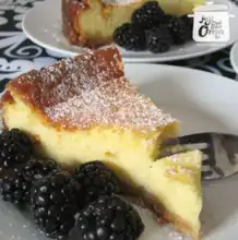 Cheesecake (homemade quark) (Käsekuchen)
