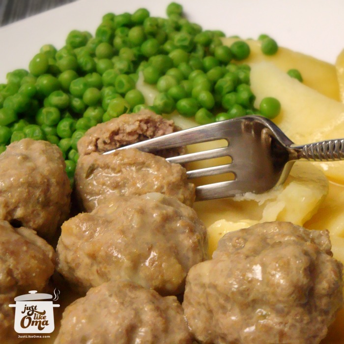Königsberger Klopse - meatballs in sauce