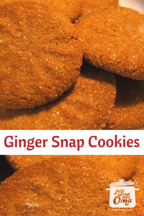 Easy Ginger Snap Cookies made Just like Oma ️ ️