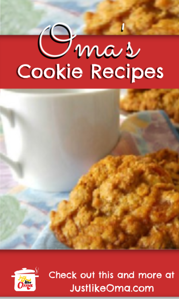 So many cookie recipes to try made just like Oma!