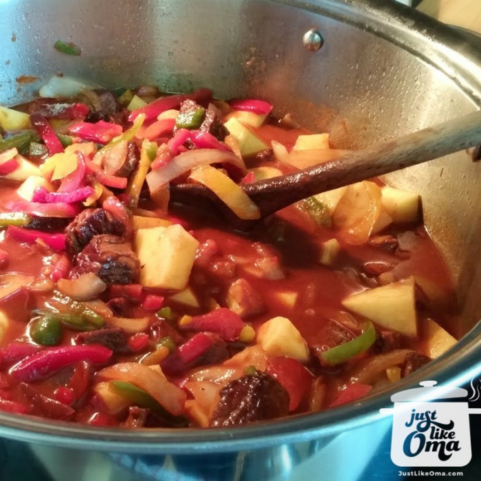Traditional German Goulash Soup Gulaschsuppe Made Just Like Oma