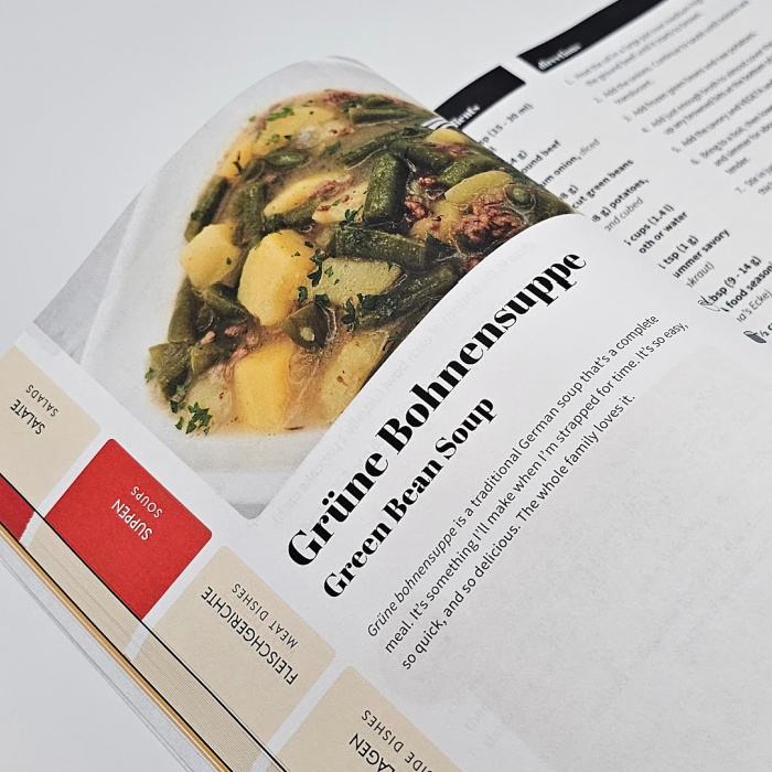 Staying with the green bean theme, you'll find eight traditional German, easy-to-make soups. Staying with the green bean theme, you'll find eight traditional German, easy-to-make soups.