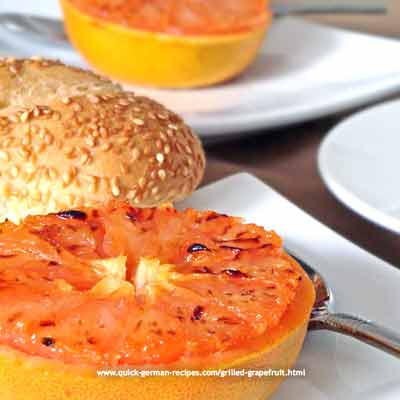 Grilled Grapefruit - sweet and delicious
