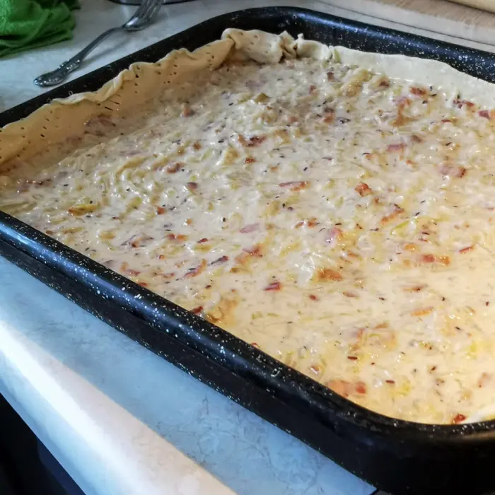 Heidi's German Zwiebelkuchen Heidi's German Zwiebelkuchen