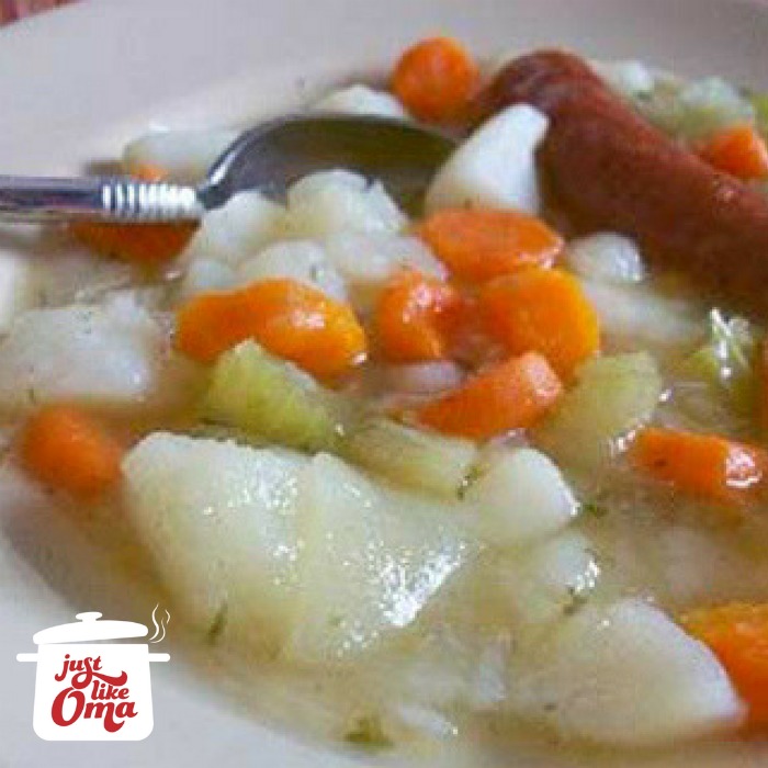 Traditional German Potato Soup