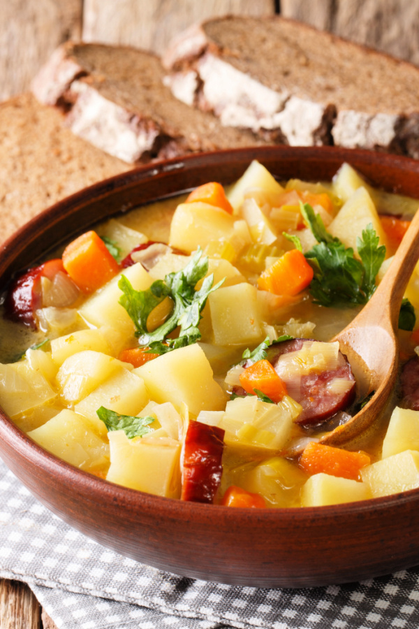 Homemade Potato Soup, an easy potato soup recipe