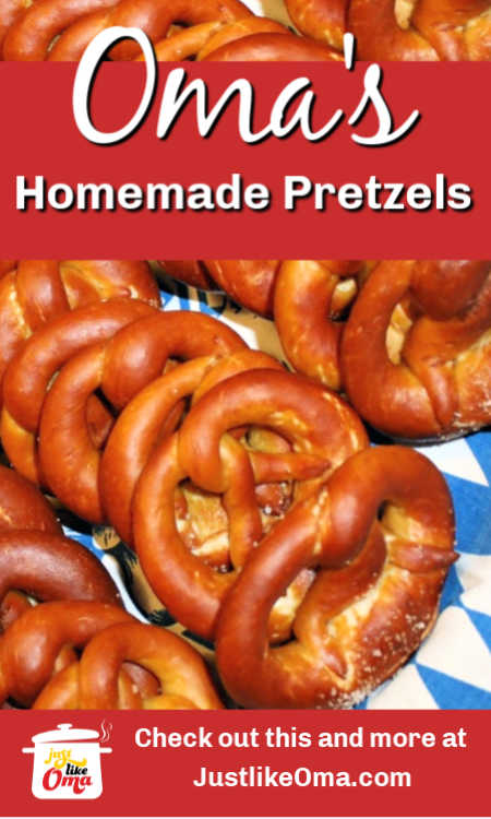 German Homemade Pretzels - authentic bakery style.
