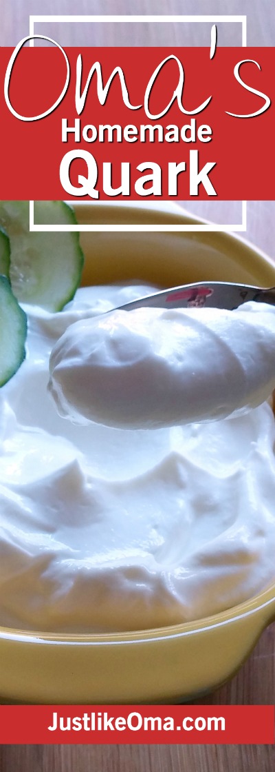 Homemade Quark Recipe Made Just Like Oma