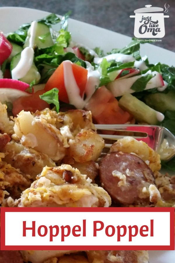 Hoppel Poppel ... a very Berliner way to use up leftovers ...