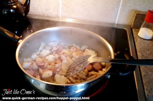 Hoppel Poppel ... a very Berliner way to use up leftovers ... try making this dish just like Oma! Hoppel Poppel ... a very Berliner way to use up leftovers ...