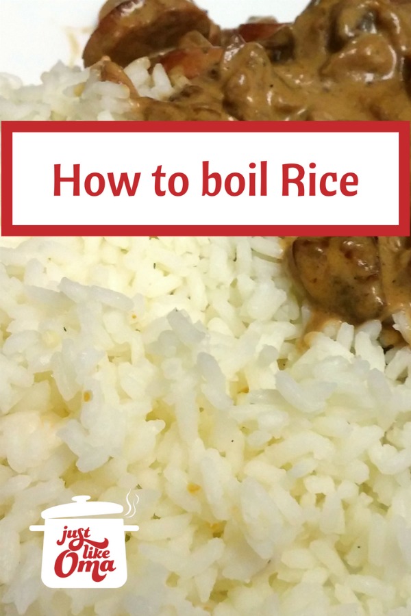 Easy way to make perfect rice